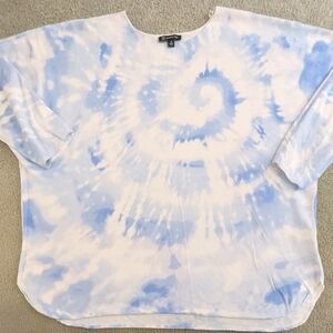 🌀 INC International Concepts Blue and White Top